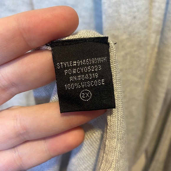 Cyrus Lightweight Open Front Cardigan Size 2X - Picture 3 of 7